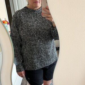 Black and White Polka Dot Blouse